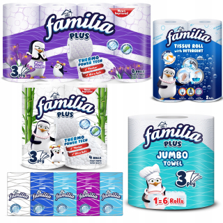 Toaletný papier - Toaletný papier s vôňou Familia 8 ks.